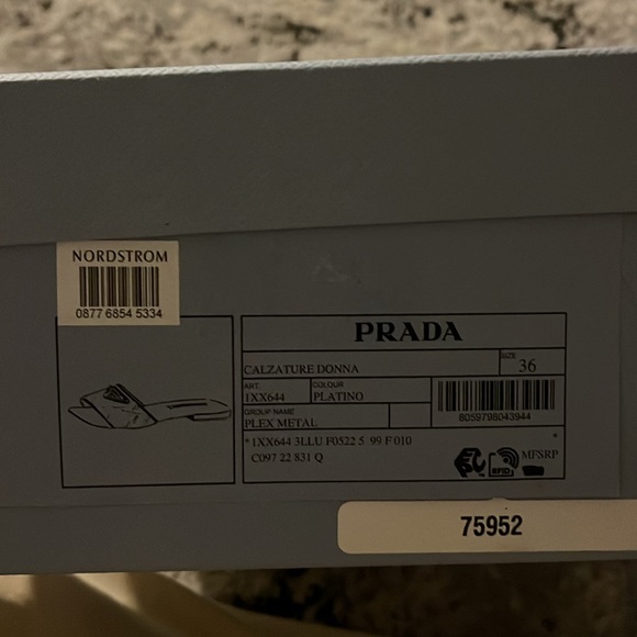 Prada Ciabatte Clear Flat Sandals - Picture 9 of 9